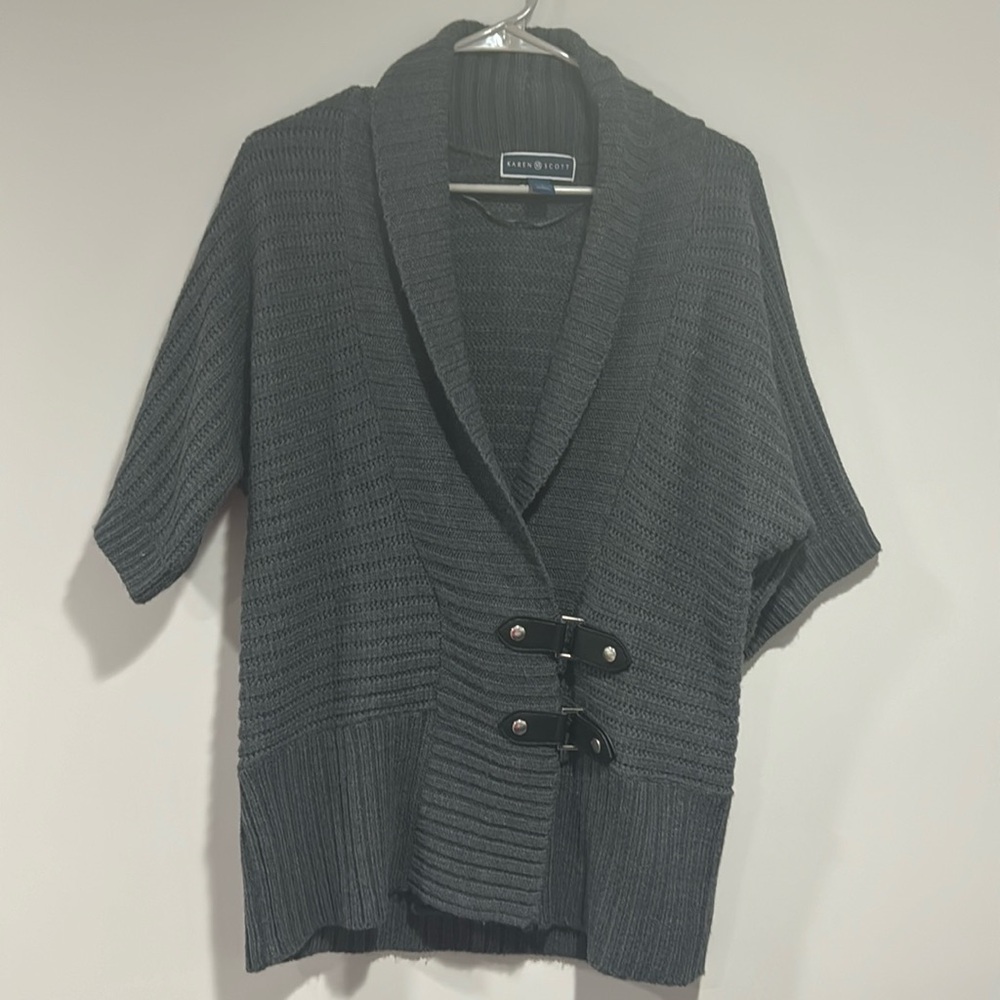 Karen Scott Sweater Vest Cardigan Women’s Size Small